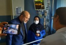 بازدید وزیر کشور از روند درمانی مجروحان حادثه تروریستی کرمان