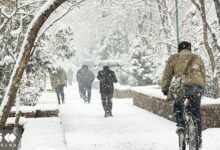 برف مدارس 8 شهر آذربایجان‌شرقی را تعطیل کرد