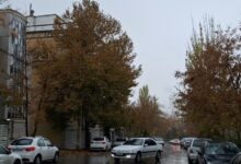 برف و  باران در راه تهران