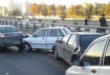 تصادف زنجیرهای 40 خودرو در زنجان با یک کشته