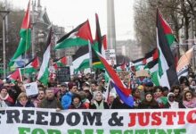 تظاهرات بزرگ ایرلندی‌ها در حمایت از فلسطین