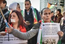 تظاهرات طرفداران فلسطین در «رم» و «میلان» با وجود اعلام ممنوعیت از سوی پلیس