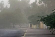 تندباد و برف در مسیر آسمان اصفهان