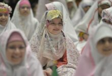 جشن عبادت 3 هزار دانش‌آموز دختر کاشانی برگزار شد+ فیلم