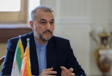 دیدار و گفتوگوی امیرعبداللهیان با همتای انگلیسی در داووس