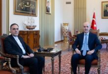 دیدار سفیر ایران با رئیس مجلس ملی کبیر ترکیه