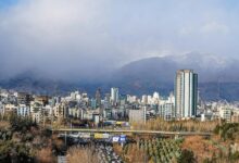 زور باران به آلودگی هوای تهران رسید