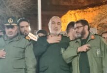 سرلشکر سلامی وارد گلزار شهدای کرمان شد