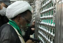 شیخ زکزاکی به زیارت حرم حضرت معصومه(س) مشرف شد + عکس