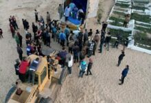 نبش قبر ۱۱۰۰ فلسطینی در غزه و ربودن پیکرهای شهدای تازه دفن شده