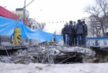 پیدایش حمام عمومی قدیمی در فرونشست خیابان کارگر تهران+عکس