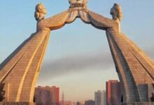 کره شمالی نماد اتحاد با کره جنوبی را تخریب کرد