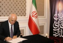 گشایش دفاتر یادبود شهدای اقدام تروریستی کرمان در سفارتخانه‌های ایران در باکو و توکیو