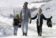 برف سنگین، 1000 نفر را در «پیست اسکی شیرباد» زمینگیر کرد