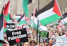 تظاهرات مجدد حامیان فلسطین در پایتخت انگلیس