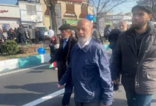 حضور دبیرکل خانه کارگر در راهپیمایی ۲۲ بهمن