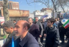 رئیس ستاد حقوق بشر قوه قضائیه راهپیمایی ۲۲ بهمن شرکت کرد