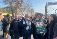 سردار نقدی در راهپیمایی سالروز پیروزی انقلاب اسلامی حاضر شد