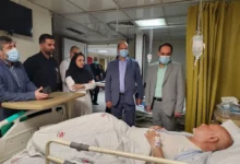 بازدید سرپرست بازرسی امور نظامی، امنیتی و نهادهای انقلاب اسلامی سازمان بازرسی از بیمارستان ساسان