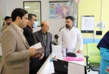 بازرس کل بهداشت و درمان سازمان بازرسی از بیمارستان کودکان حکیم بازدید کرد
