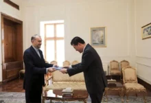 سفیر کره جنوبی رونوشت استوارنامه خود را تقدیم امیرعبداللهیان کرد
