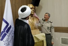 برگزاری آئین رونمایی از سردیس سپهبد شهید قرنی در مدرسه دارالفنون