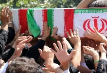 تشییع مستشاران نظامی ایران در حرم حضرت رقیه (س)