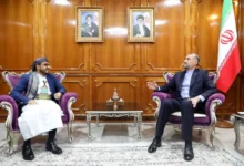 دیدار رئیس هیات مذاکره‌ کننده دولت نجات ملی یمن با امیرعبداللهیان