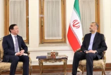 دیدار خداحافظی سفیر چین با امیر عبداللهیان