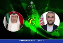 گفت‌وگوی تلفنی وزیر خارجه کشورمان با همتای اماراتی