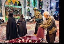 تجلیل از مادران شهدا در مجلس تعزیه شهادت حضرت عباس(ع)