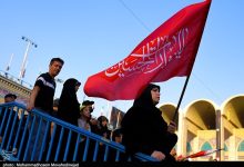 گزارش خبرنگار تسنیم از غروب روز اول وداع با پیکر امام شهید