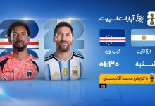 آرژانتین در یکشانزدهم نهایی جام جهانی ۲۰۲۶ به مصاف کیپورد میرود