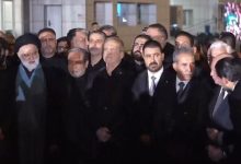 ببینید|آیین استقبال از پیکر مطهر رهبر شهید در عراق برگزار شد
