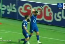 پیروزی یک گله استقلال مقابل نساجی با تک گل محمدرضا آزادی