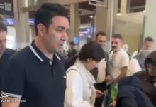 جواد نکونام رسماً سرمربی تراکتور تبریز شد؛ تصاویر حضور او در فرودگاه منتشر شد