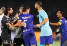 درگیری سامان فلاح و عارف حاجی عیدی در پایان نیمه اول استقلال - سپاهان؛ تلویزیون سانسور کرد