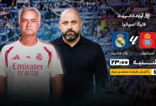 رئال مادرید امشب در لالیگا به مصاف اسپانیول می‌رود