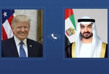 رایزنی رئیس امارات و ترامپ درباره تحولات منطقه