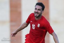 کسری طاهری، مهاجم تیم امید ایران، در آستانه بازی با چین آماده بازگشت به میدان