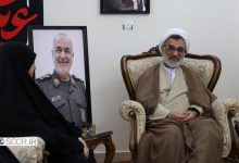 دیدار دبیر شورایعالی انقلاب فرهنگی با خانواده شهید سلامی