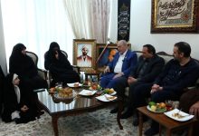 سرلشکر صفوی با خانواده شهید غلامعلی رشید دیدار کرد
