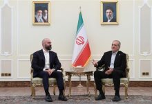 دیدار بافل طالبانی رئیس اتحادیه میهنی کردستان عراق با پزشکیان