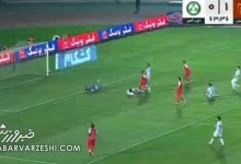 پوریا پورعلی، گل دوم پرسپولیس برابر ذوبآهن را به ثمر رساند