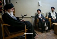 قابی دیده نشده از دیدار رهبر شهید و مرحوم آیت الله شبیری زنجانی+عکس