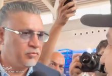 علی دایی در افتتاحیه نمایشگاه بینالمللی خودرو حضور یافت