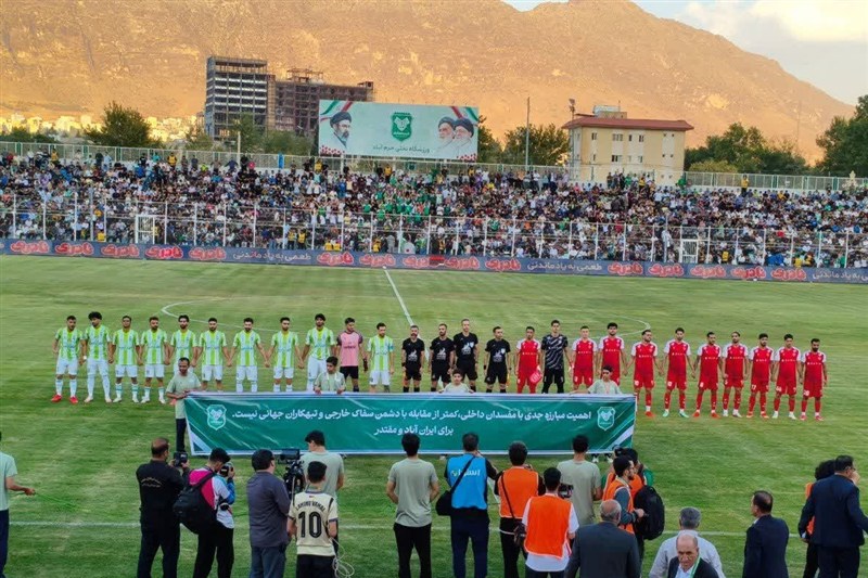 45 دقیقه بدون گل جدال خیبر و پرسپولیس/ پنالتی جنجالی پس گرفته شد