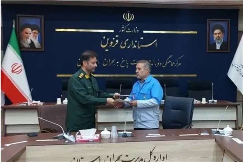 امضای توافقنامه همکاری مدیریت بحران و بسیج سازندگی قزوین