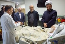 عیادت پزشکیان از آیتالله العظمی نوری همدانی