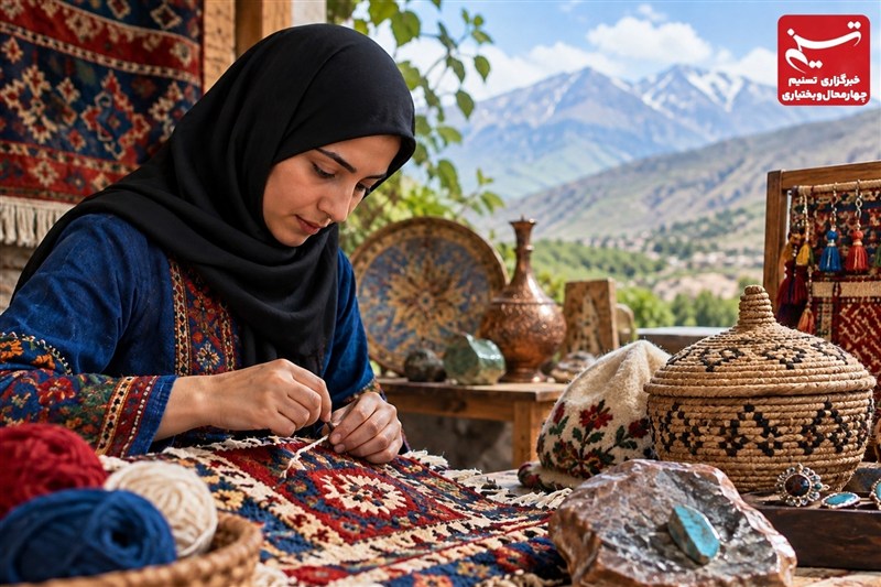 گزارش | ظرفیت صنایعدستی چهارمحالوبختیاری برای اشتغال پایدار زنان